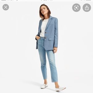 Everlane Summer Blue Blazer 2 tags are off
